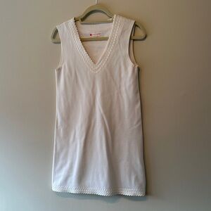 Jude Connally Ivory Scalloped Dress